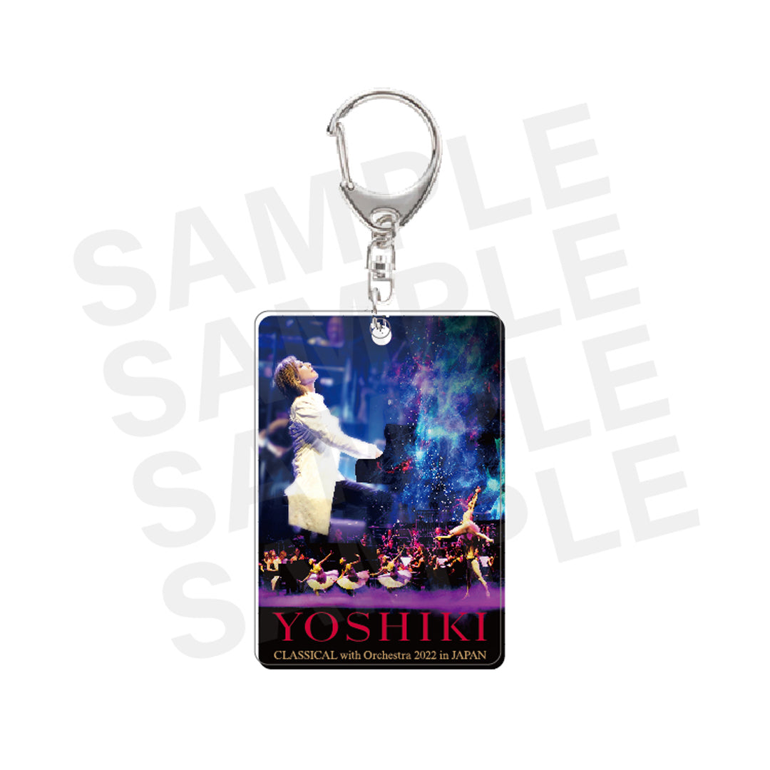 ピアノチャーム付きアクリルキーホルダー YOSHIKI 2022