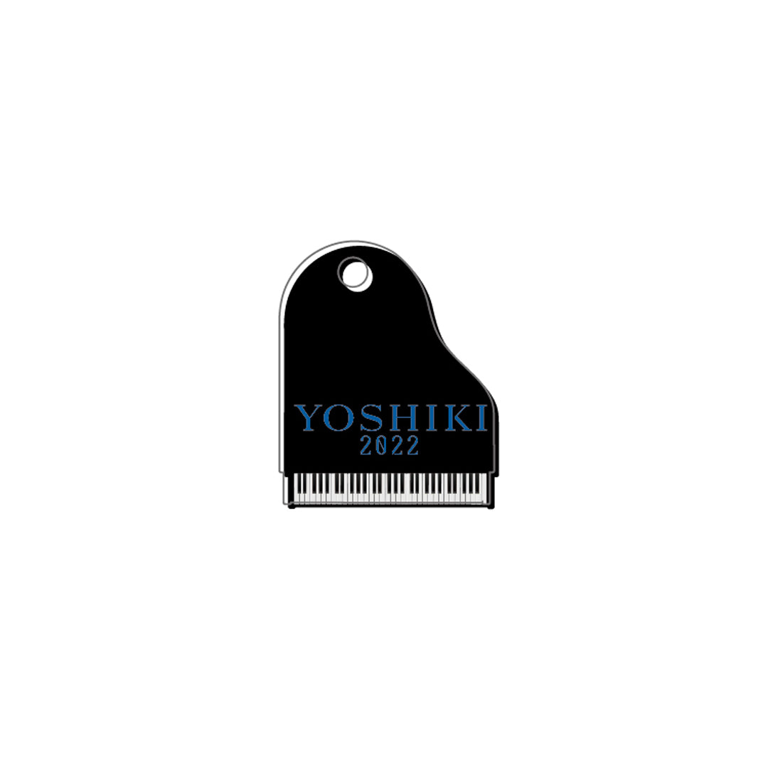 ピアノチャーム付きアクリルキーホルダー YOSHIKI 2022