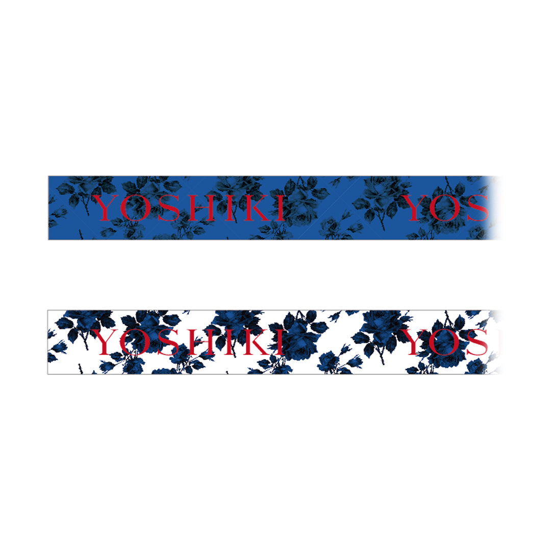 BLUE ROSE デザイン デコレーションマスキングテープ(2個セット)