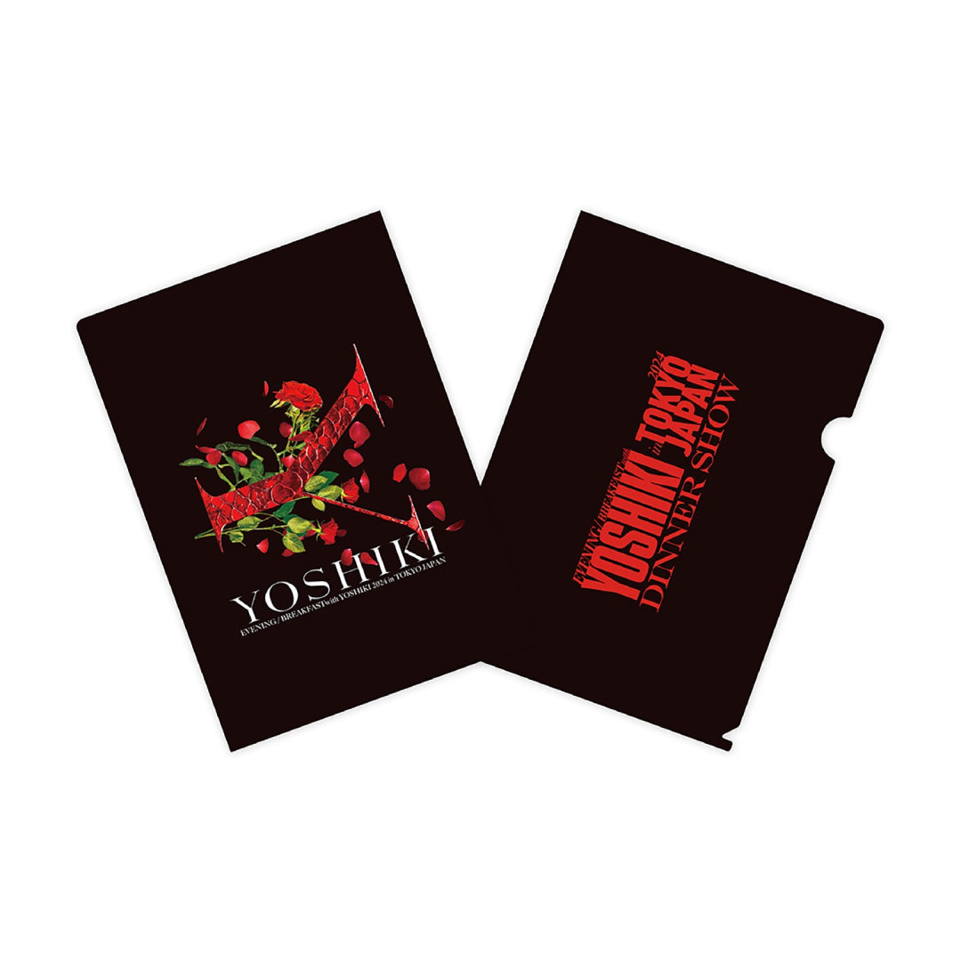 クリアファイルセット(EVENING / BREAKFAST with YOSHIKI 2024)