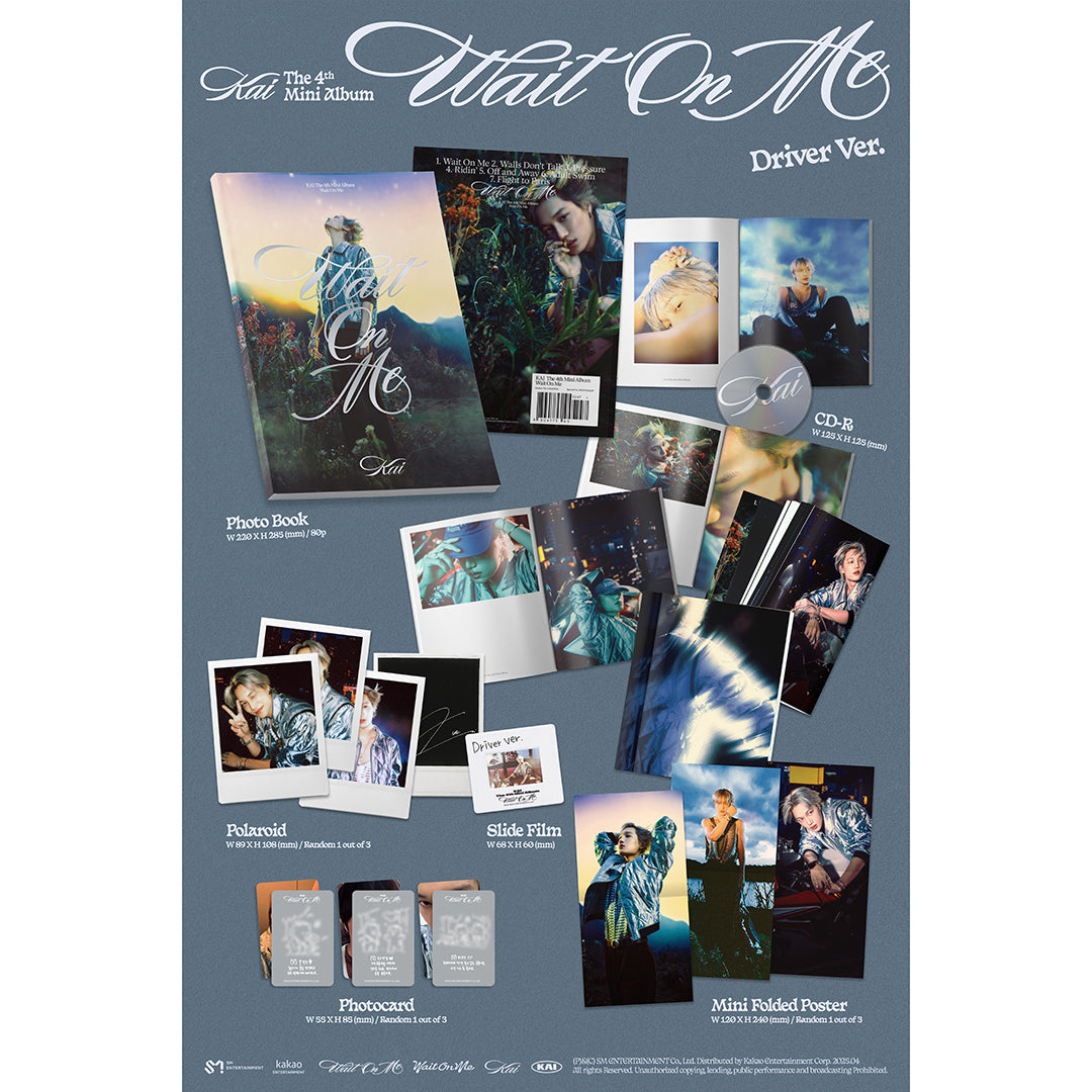 《5種セット》【韓国盤】The 4th Mini Album 'Wait On Me' (Sleeve Ver./Photobook Ver.2種/Player Ver./Wing Ver.)