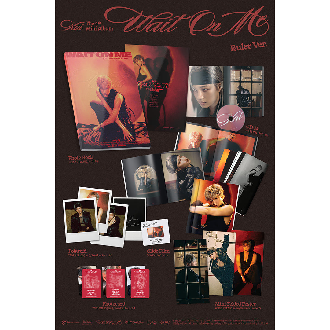 《5種セット》【韓国盤】The 4th Mini Album 'Wait On Me' (Sleeve Ver./Photobook Ver.2種/Player Ver./Wing Ver.)