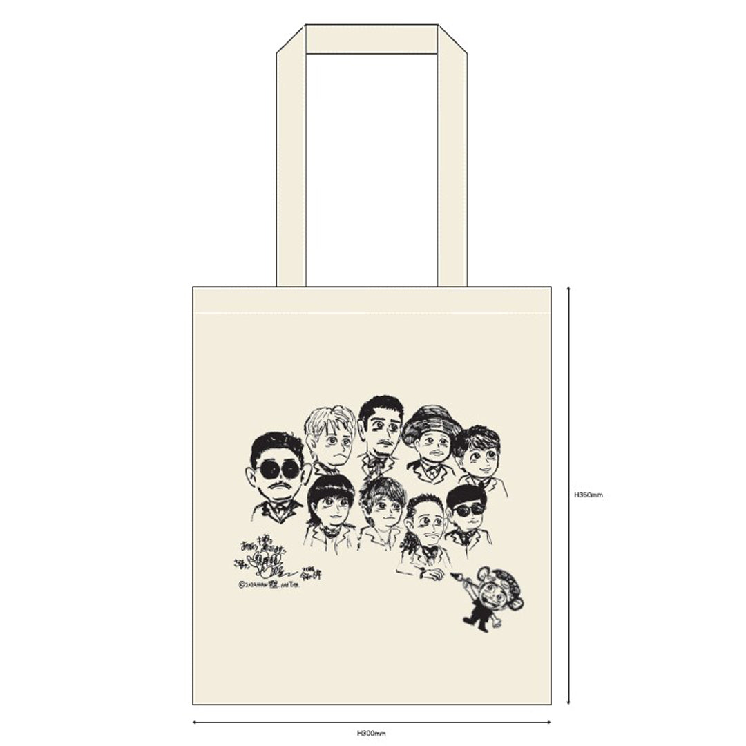 さかなクン×スカパライラストトートバッグ
