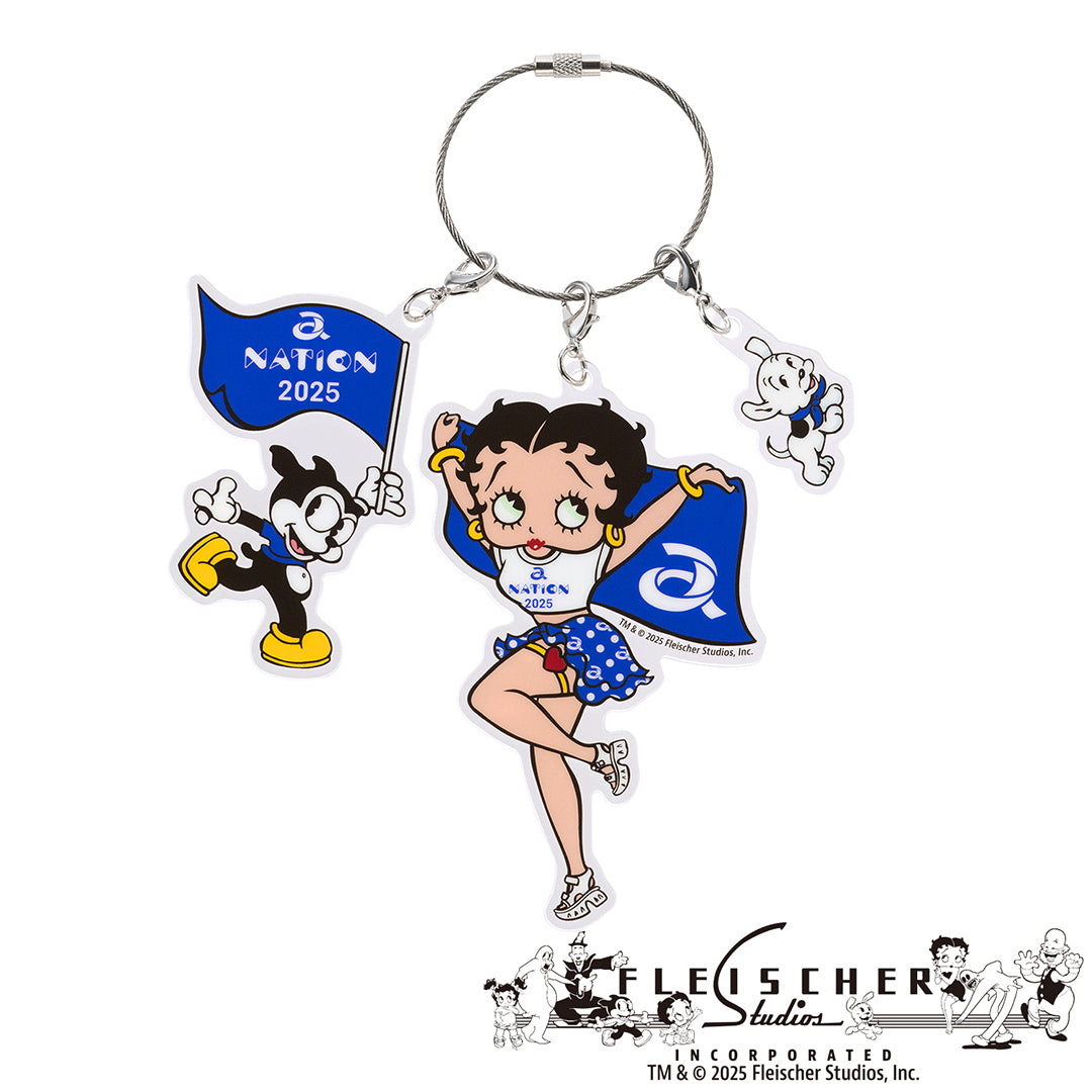 a-nation×Betty Boop(TM)コラボ3連アクリルキーホルダー