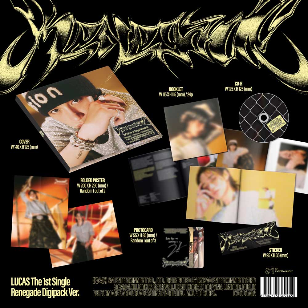 【輸入盤】The 1st Single Album『Renegade』(Digipack Ver.)