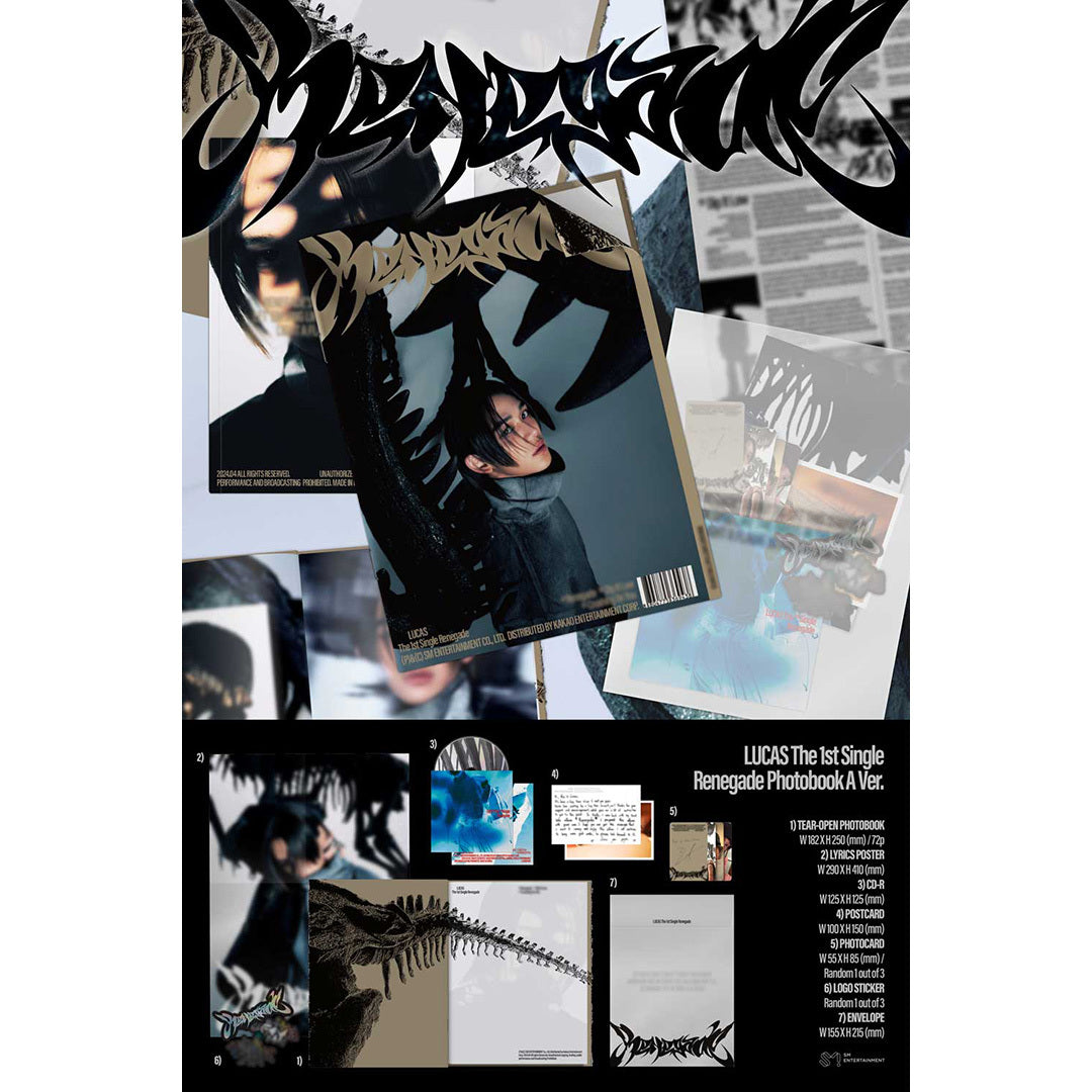 【輸入盤】The 1st Single Album『Renegade』(Photo Book Ver. / 2種ランダム)