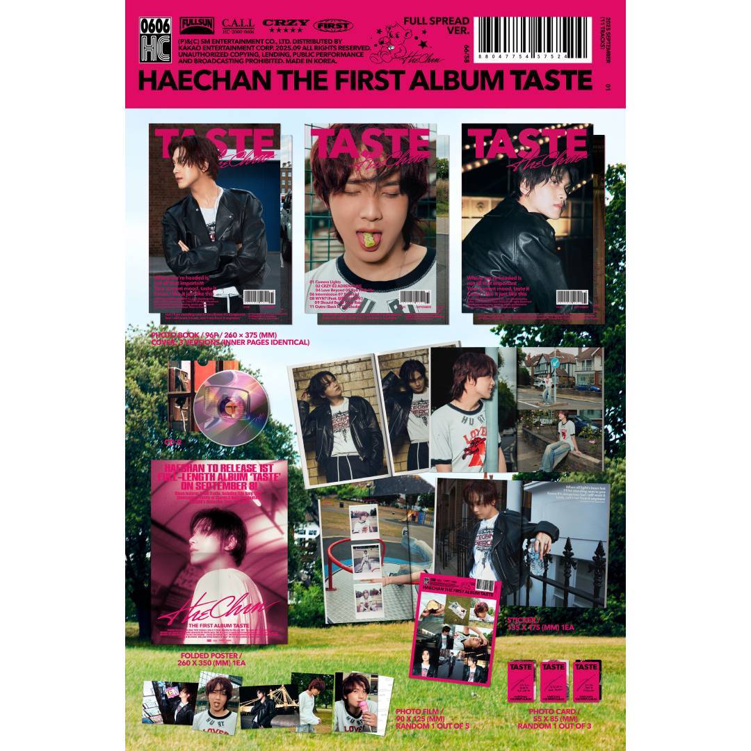 【韓国盤】The 1st Album 'TASTE'(Full Spread Ver./3種ランダム)