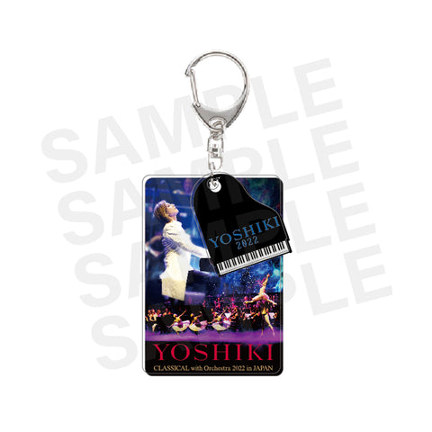 ピアノチャーム付きアクリルキーホルダー YOSHIKI 2022