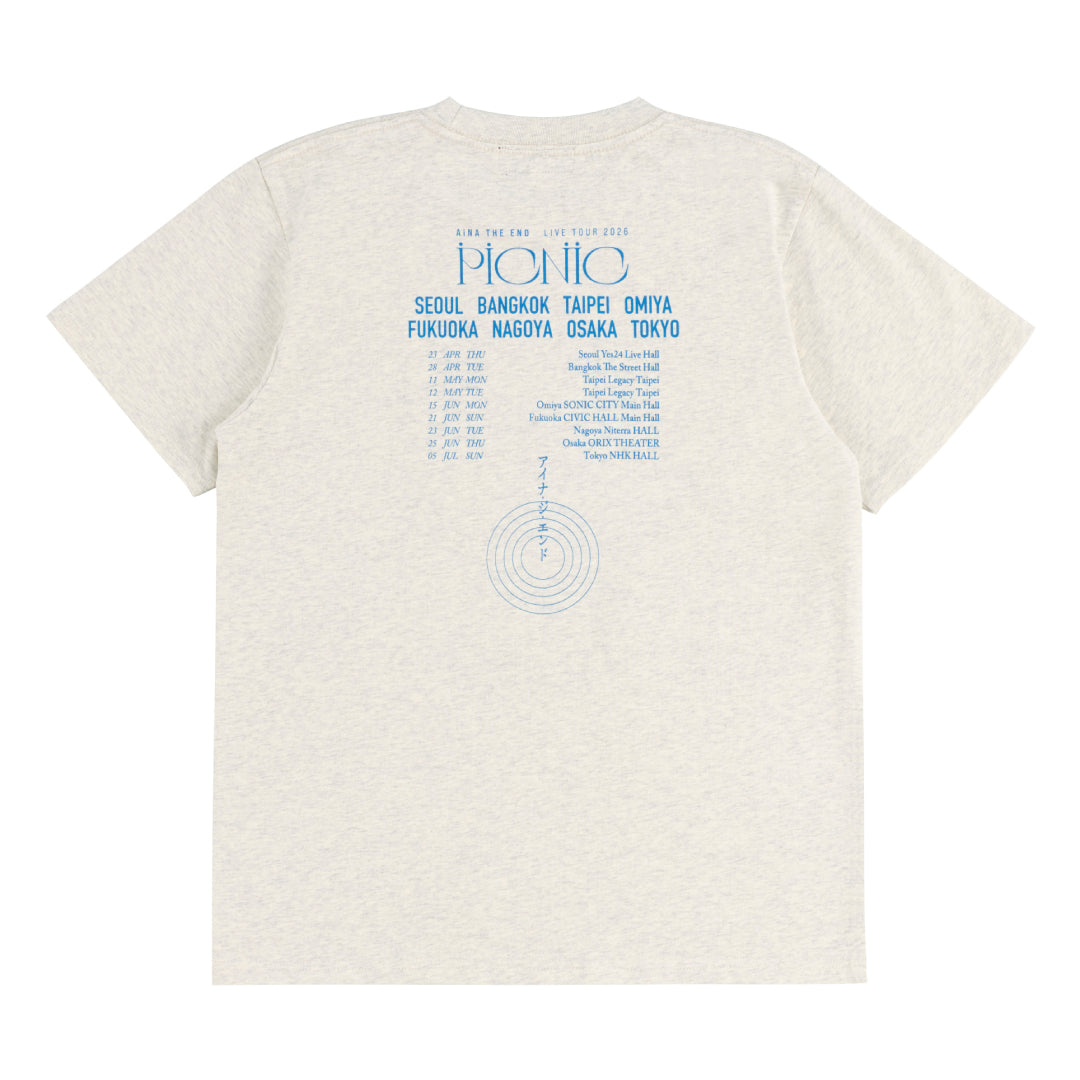 
                  
                    PICNIC TOUR Tシャツ（アッシュ/L）
                  
                