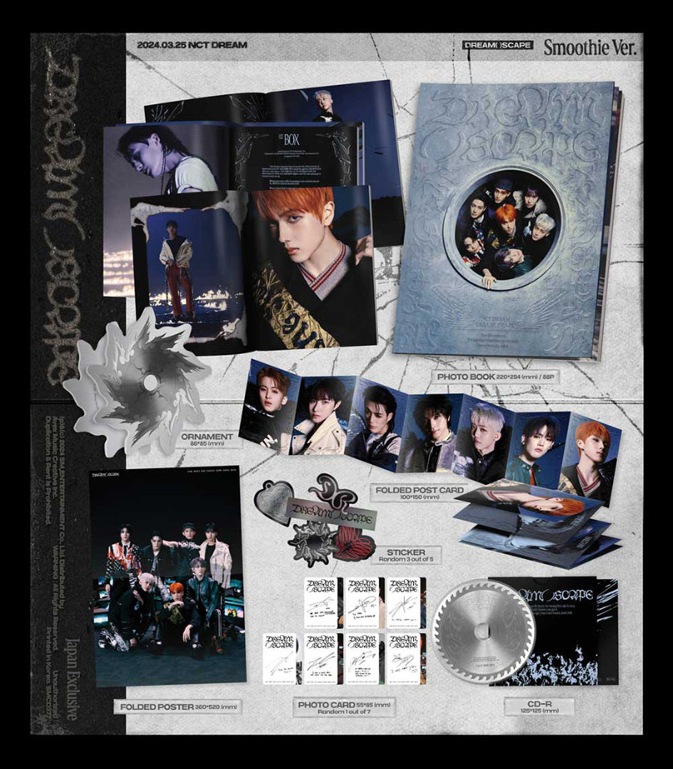 
                  
                    《2種セット》【韓国盤】DREAM( )SCAPE(Photobook Japan Exclusive Ver.)
                  
                