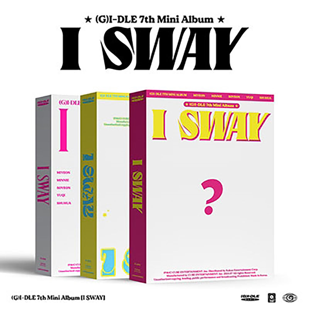 《MIYEON抽選応募あり/5枚セット》【韓国盤】7th Mini Album『I SWAY』STD  ＜Wind Ver. / Wave Ver. / Beat Ver.＞(全3種ランダム発送)