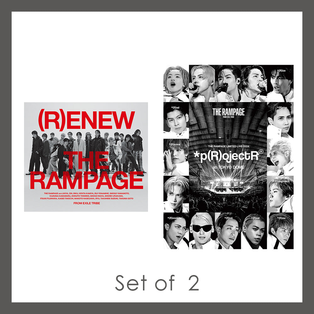 《2形態セット》(R)ENEW(2CD+DVD:Document盤)+THE RAMPAGE LIMITED LIVE 2024 *p(R)ojectR at TOKYO DOME(2DVD)