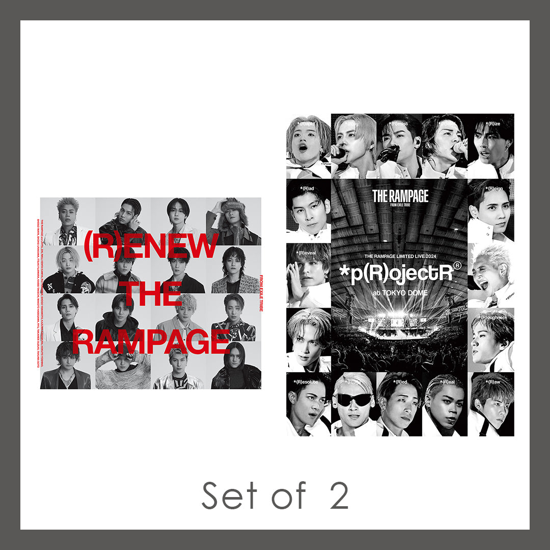 
                  
                    《2形態セット》(R)ENEW(2CD)+THE RAMPAGE LIMITED LIVE 2024 *p(R)ojectR at TOKYO DOME(2DVD)
                  
                