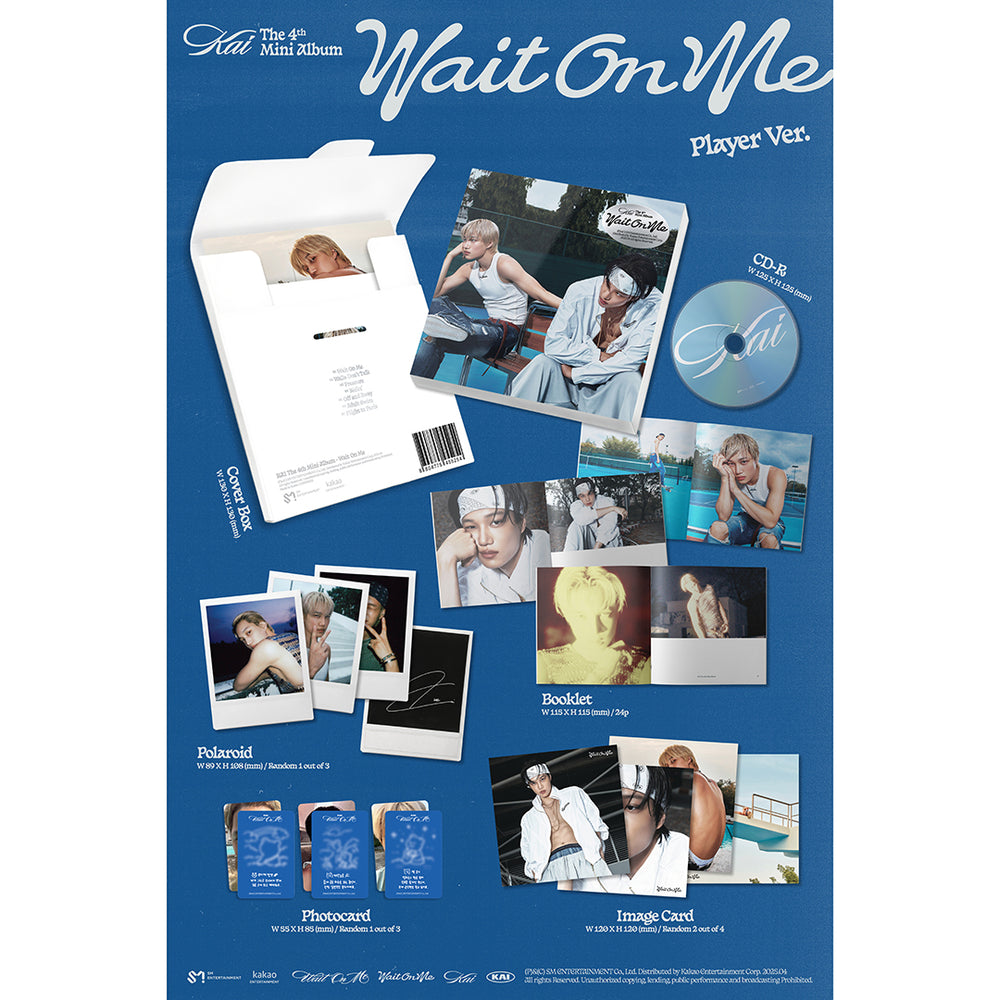 《5種セット》【韓国盤】The 4th Mini Album 'Wait On Me' (Sleeve Ver./Photobook Ver.2種/Player Ver./Wing Ver.)