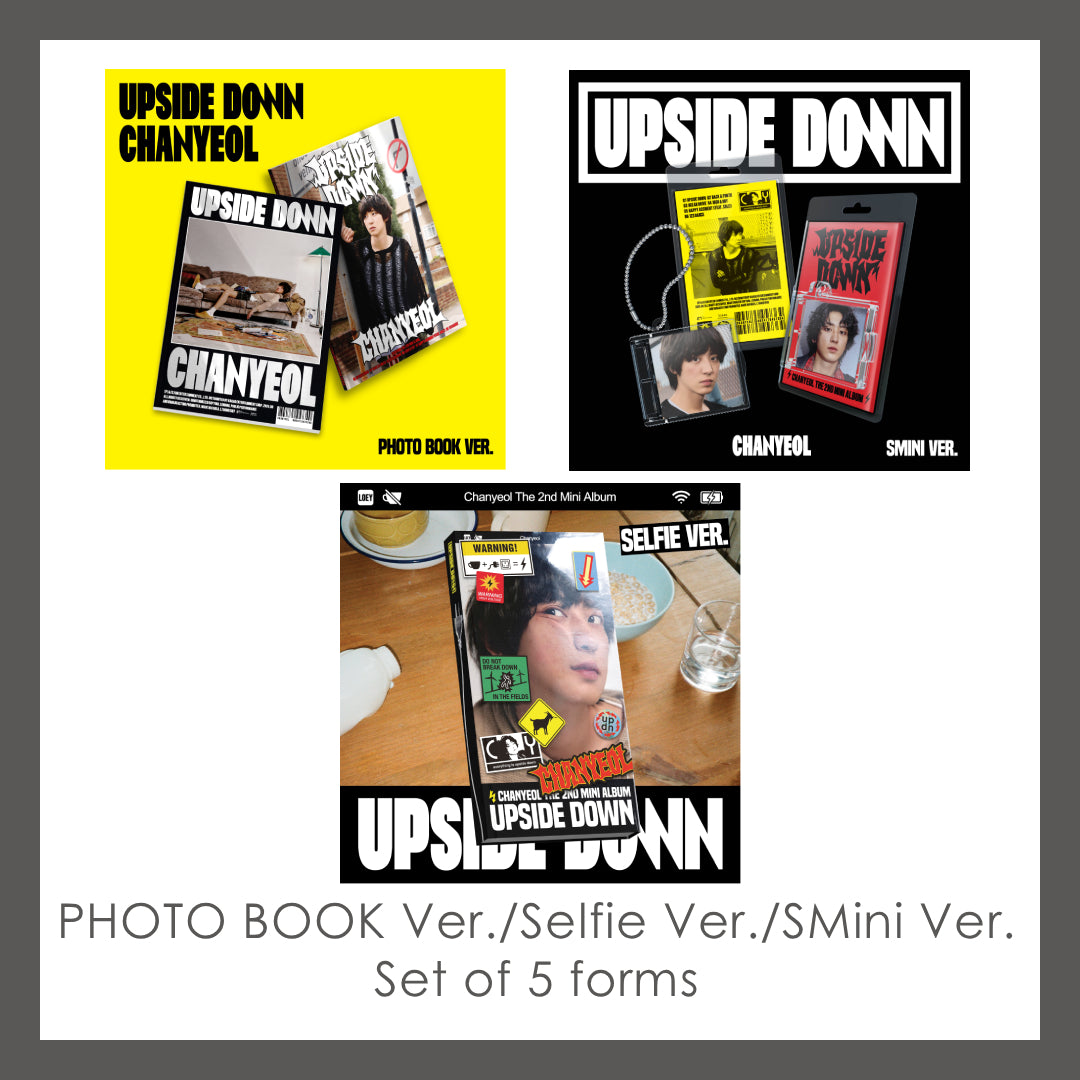 《5種セット》【韓国盤】The 2nd Mini Album 'Upside Down' (PHOTO BOOK Ver.2種/Selfie Ver./SMini Ver.2種)