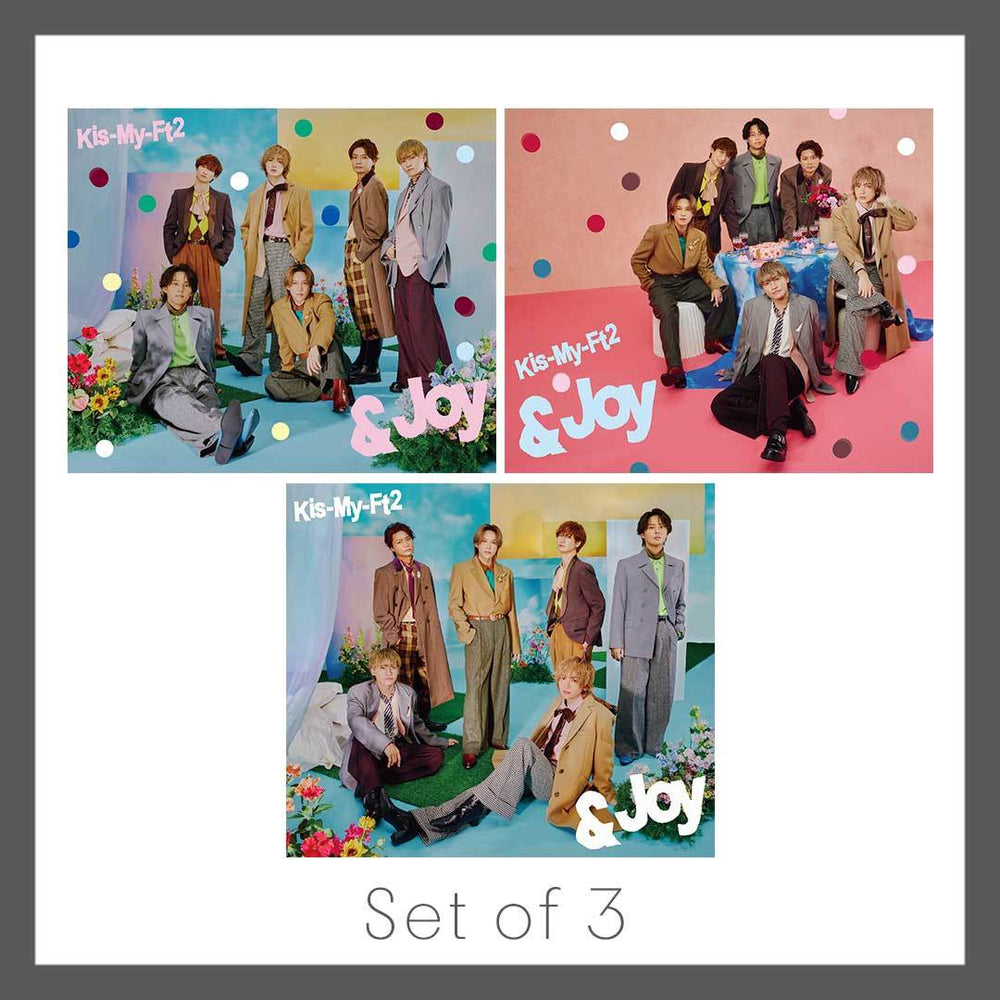 《3形態セット》&Joy【初回盤A(CD+DVD)】【初回盤B(CD+DVD)】【通常盤(CD)】