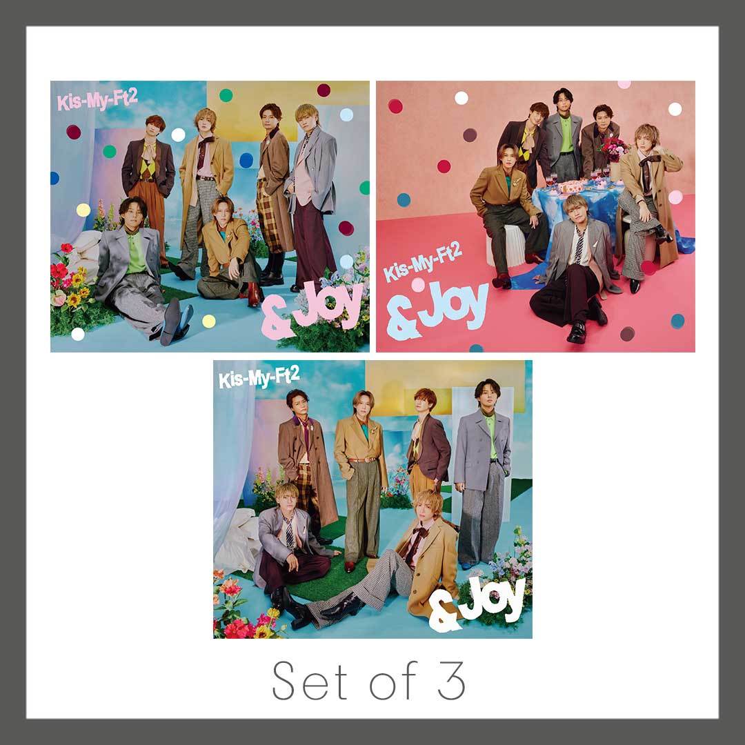 《3形態セット》&Joy【初回盤A(CD+DVD)】【初回盤B(CD+DVD)】【通常盤(CD)】