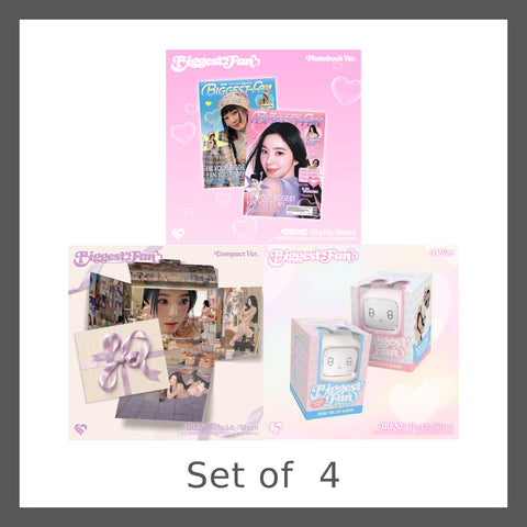 ≪全4種セット≫【韓国盤】Biggest Fan（CD）＜Photobook Ver.（2種セット）＞＜Compact Ver.＞（ミュージックカード）＜TV Ver.（2種ランダム）＞