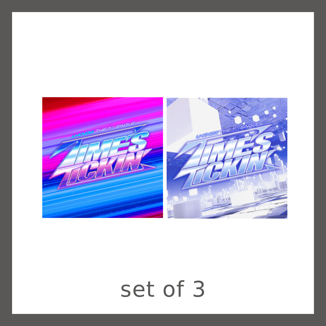 ≪全3種セット≫【韓国盤】Time's Tickin'（CD）＜Photobook Ver.（2種セット）＞（ミュージックカード）＜Melody Card Ver.＞