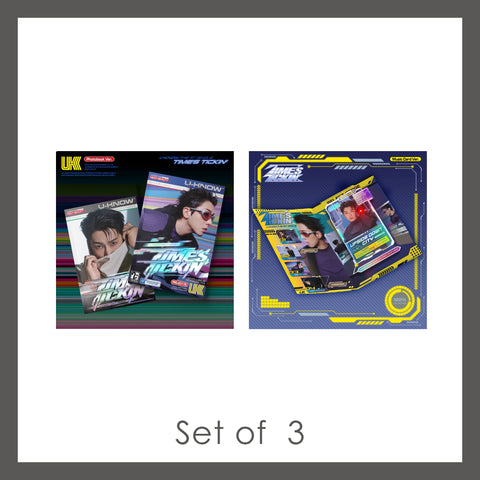 ≪全3種セット≫【韓国盤】Time's Tickin'（CD）＜Photobook Ver.（2種セット）＞（ミュージックカード）＜Melody Card Ver.＞