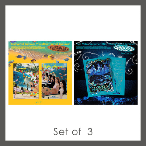 ≪全3種セット≫【韓国盤】Velvet Summer（CD）＜Big Wave Ver.（2種セット）＞＜High Tide Ver.＞