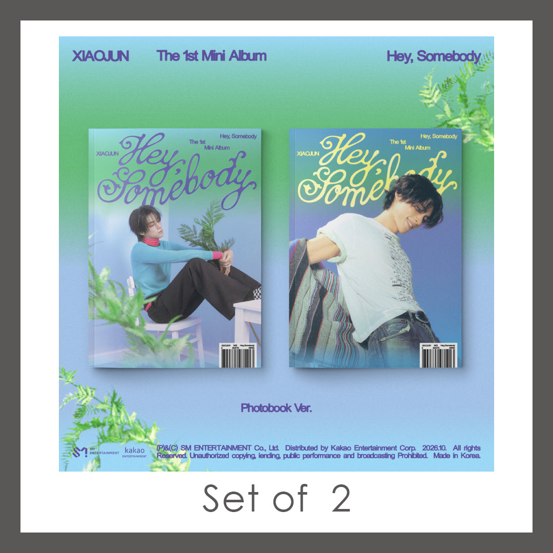 《2種セット》【輸入盤】The 1st Mini Album 'Hey, Somebody'【Photobook Ver.】