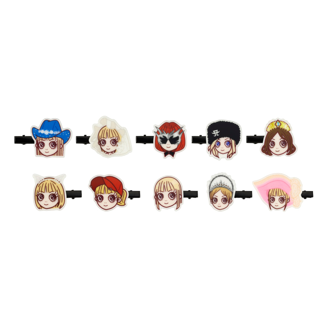 ヘアクリップ2個セット(5種ランダム)