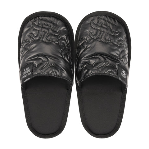 ポケッタブルルームシューズ(Black)