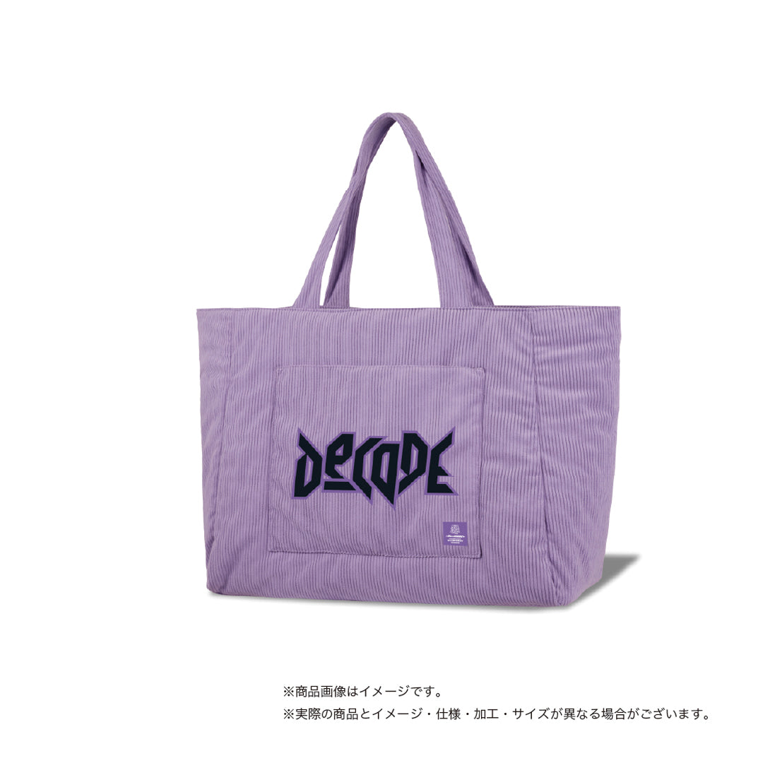 CORDUROY TOTE BAG（PURPLE）