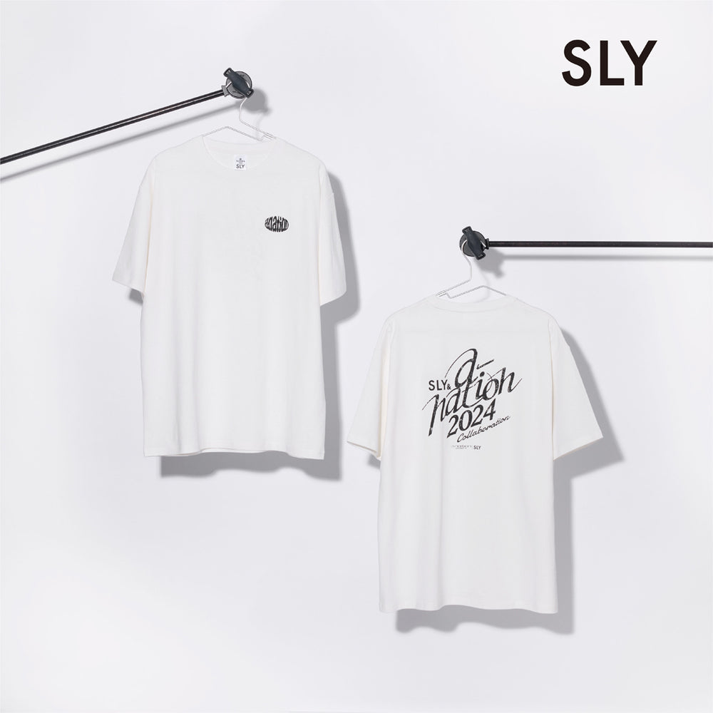 Tシャツ【SLYコラボ】（WHITE/FREE）