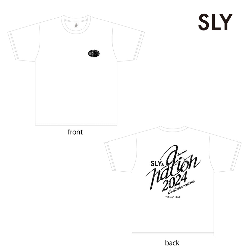 Tシャツ【SLYコラボ】（WHITE/FREE）