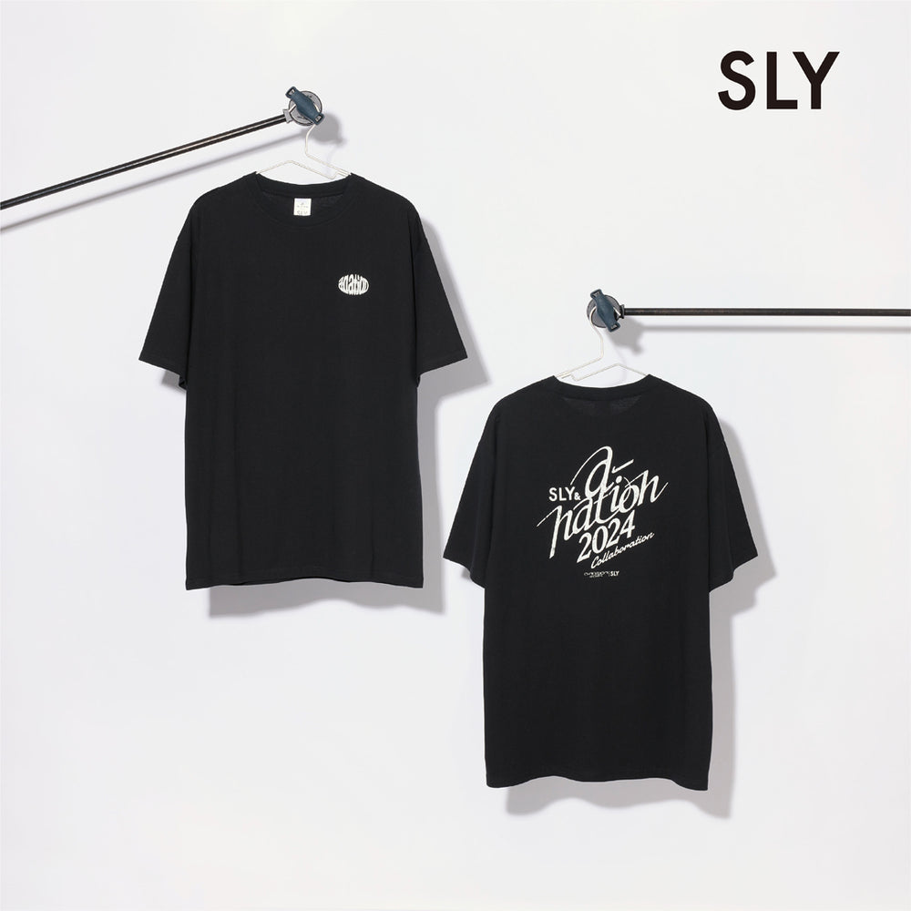 Tシャツ【SLYコラボ】（BLACK/FREE）