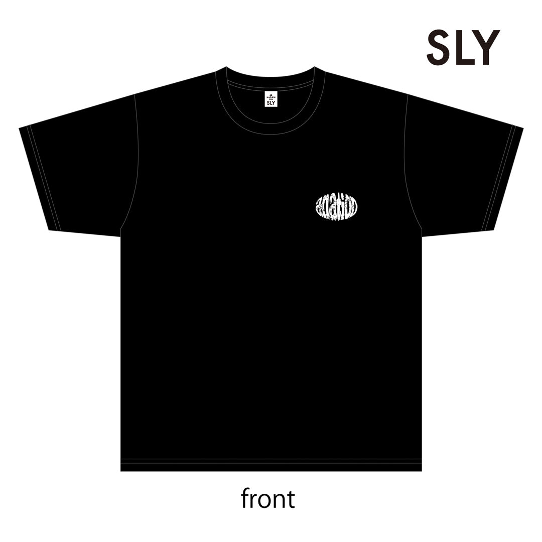 Tシャツ【SLYコラボ】（BLACK/FREE）