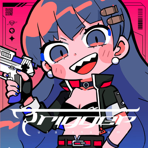 うららんステッカー「Triggerジャケット写真」