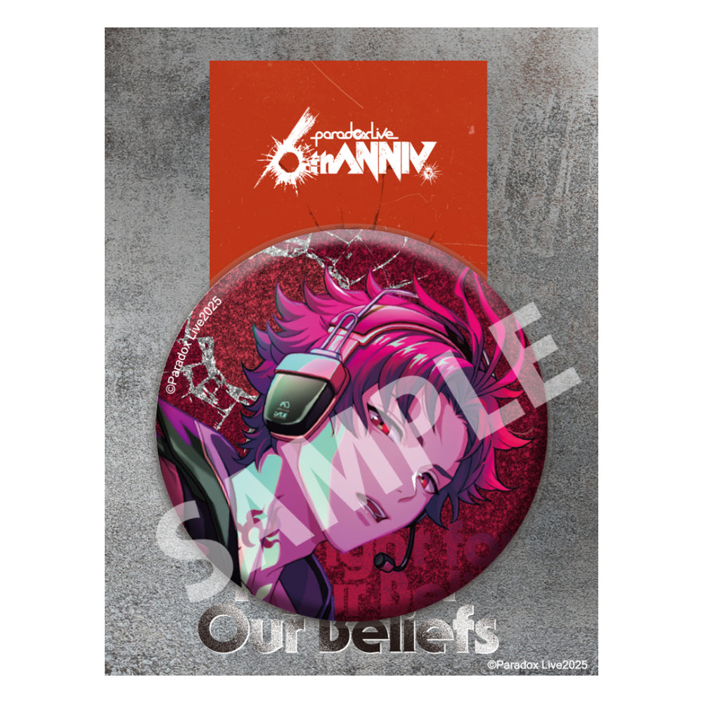 Paradox Live BIG缶バッジ 6th Anniversary 朱雀野 アレン