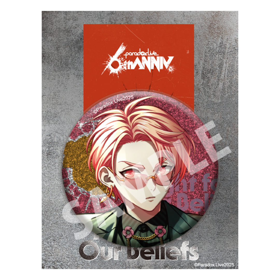 Paradox Live BIG缶バッジ 6th Anniversary 円山 玲央