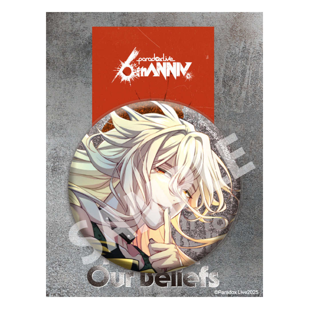Paradox Live BIG缶バッジ 6th Anniversary 甲斐田 紫音