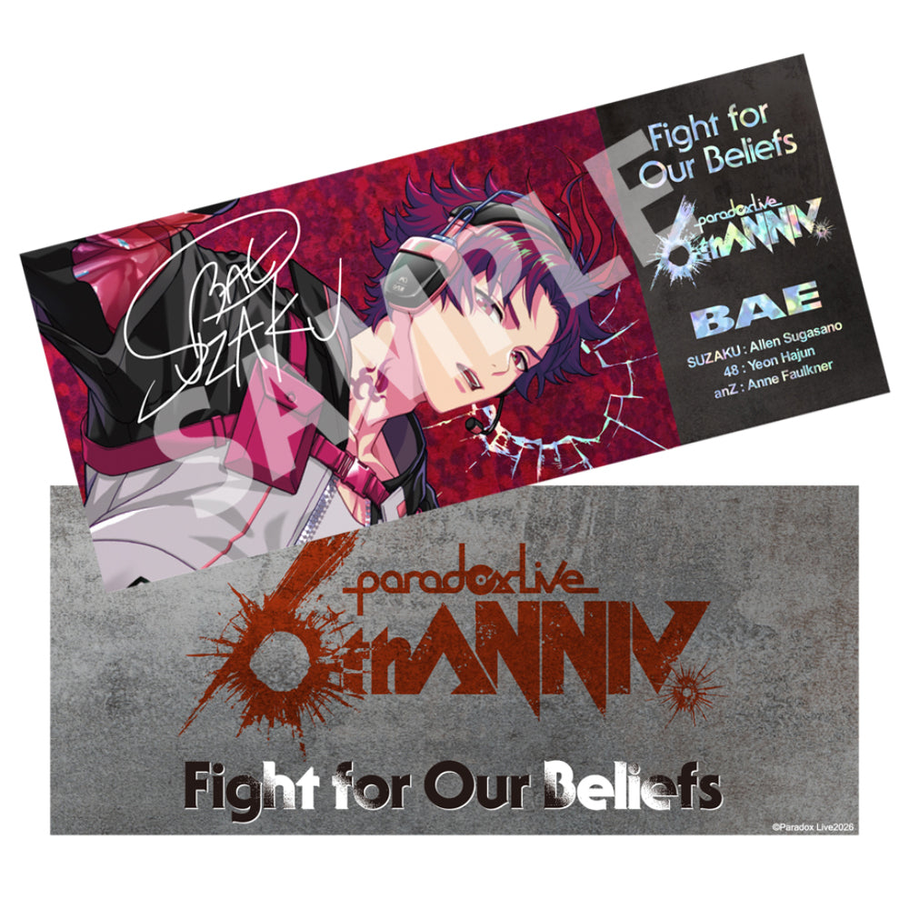 Paradox Live トレーディングチケット風ホロカード A 6th Anniversary
