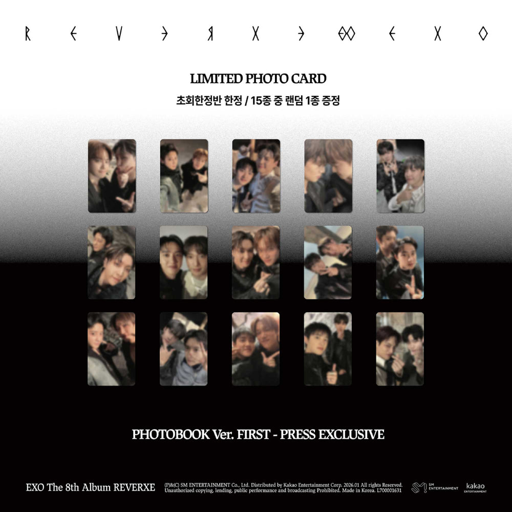 韓国盤】The 8th Album 'REVERXE'【PHOTOBOOK Ver.(2種ランダム