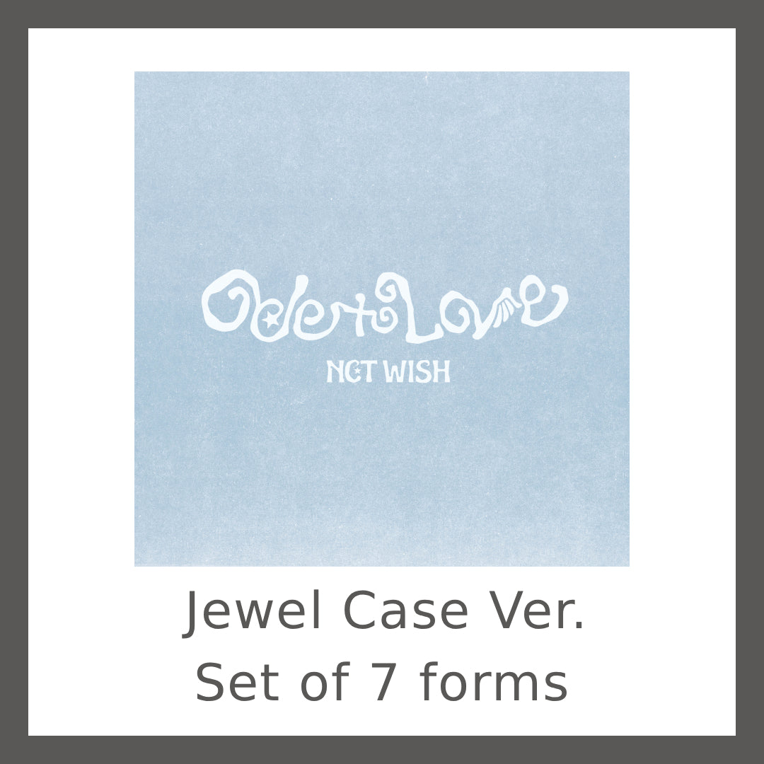 《7種セット》【韓国盤】Ode to Love(Jewel Case Ver.)