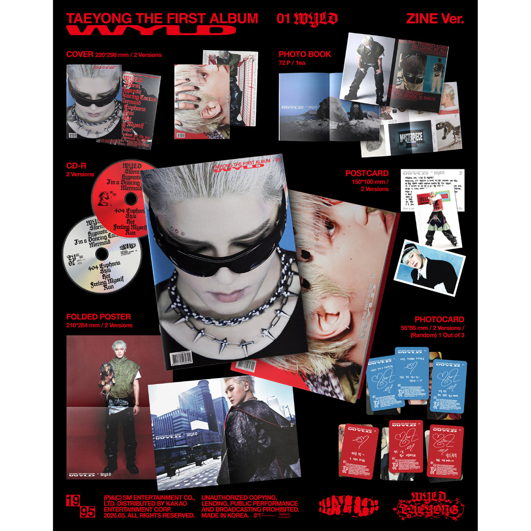 【韓国盤】The 1st Album 'WYLD'【Zine Ver.(2種ランダム)】