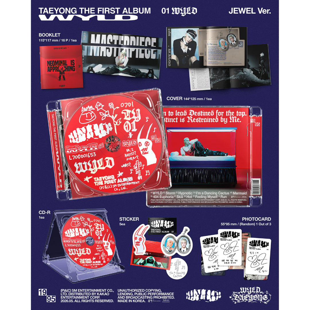 【韓国盤】The 1st Album 'WYLD'【Jewel Case Ver.】
