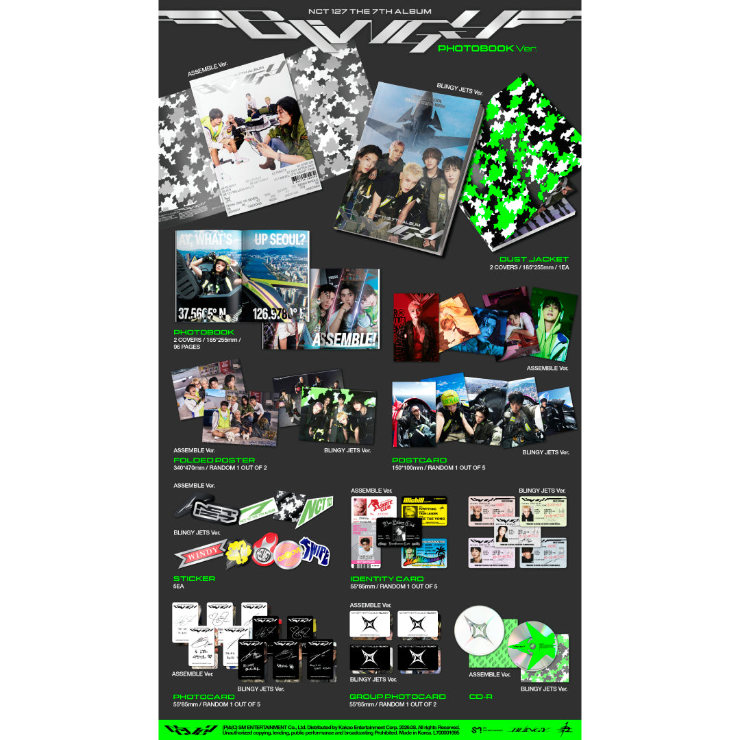 
                  
                    《YUTAサイン入りチェキプレゼント応募》【韓国盤】The 7th Album 'BLINGY'【Photobook Ver.(2種ランダム)】
                  
                