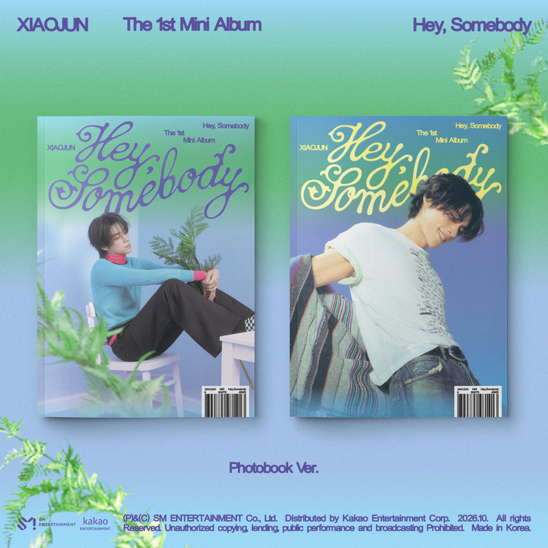 【輸入盤】The 1st Mini Album 'Hey, Somebody'【Photobook Ver.(2種ランダム)】