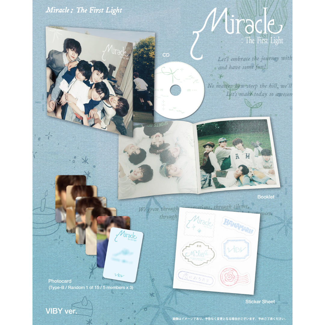 
                  
                    「VIBY ver.」Miracle : The First Light「CD」
                  
                