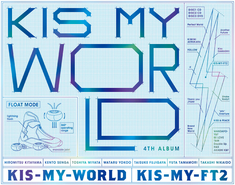
                  
                    KIS-MY-WORLD【初回生産限定盤A】（2CD+DVD）
                  
                