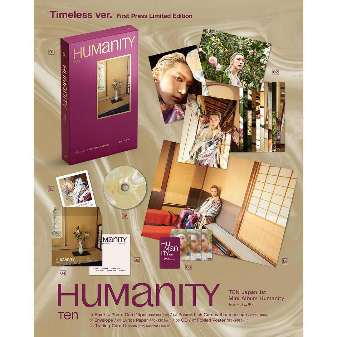 
                  
                    【初回生産限定盤_Timeless Ver.】Humanity(CD)
                  
                