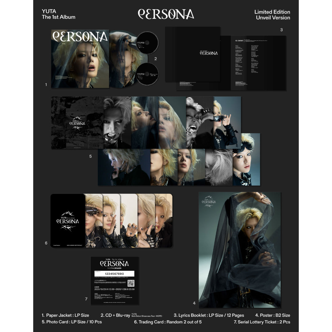 【初回生産限定盤_Unveil Version】PERSONA(CD+Blu-ray)