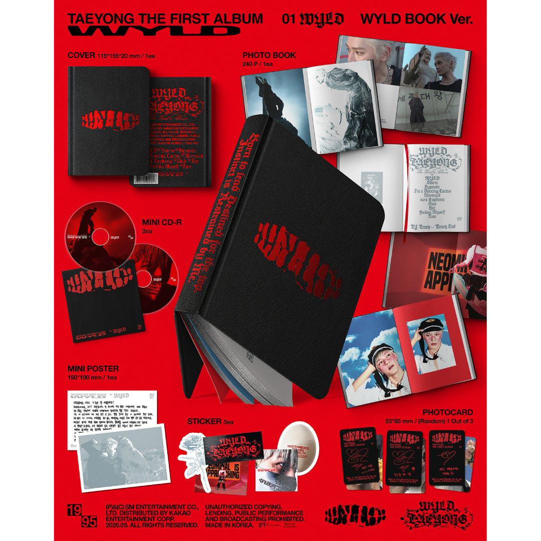 【韓国盤】The 1st Album 'WYLD'【WYLD BOOK Ver.】