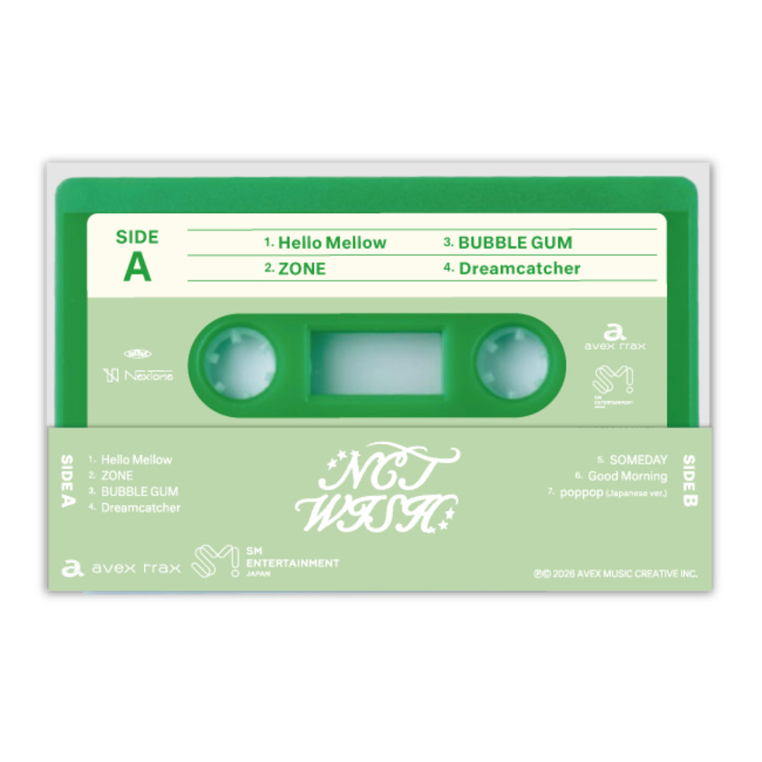 
                  
                    【数量限定生産盤/WISH for U Ver.】WISHLIST(CASSETTE TAPE)《JAEHEE》
                  
                